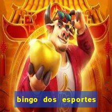 bingo dos esportes para imprimir